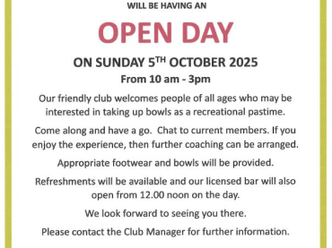 North Wilts Bowls Club Open Day